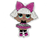 Balon foliowy 24" - LOL: Diva, pakowany