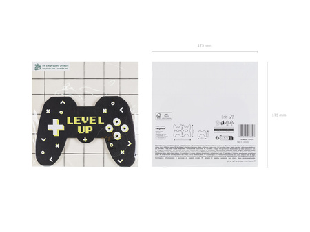 Serwetki Gamepad, 11.5x16 cm, mix (1 op. / 12 szt.)