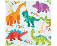 Serwetki papierowe 33X33 cm DECORATA PARTY DINO PARTY  FSC, 20 szt.