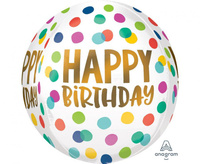 Balon foliowy ORBZ Happy dots