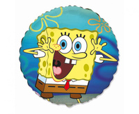 Balon foliowy 18"- SpongeBob, niepakowany