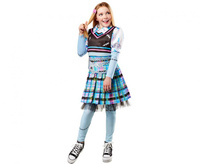 Zestaw dla dziewczynki Monster high Frankie Stein (sukienka, odpinany pasek, spinka do włosów), rozm. S