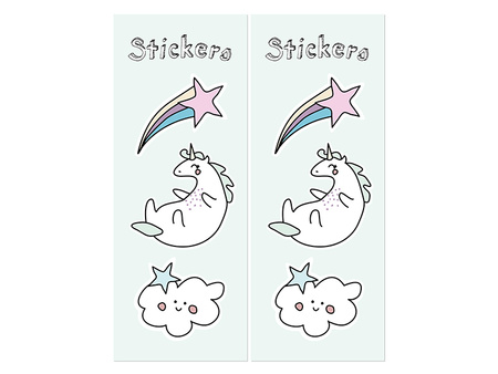 Torebki na słodycze Jednorożec (1 op. / 6 szt.)