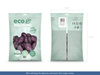 Balony Eco 26cm metalizowane, bordo (1 op. / 100 szt.)