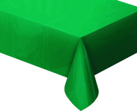 Obrus foliowy metaliczny zielony, 137x183 cm