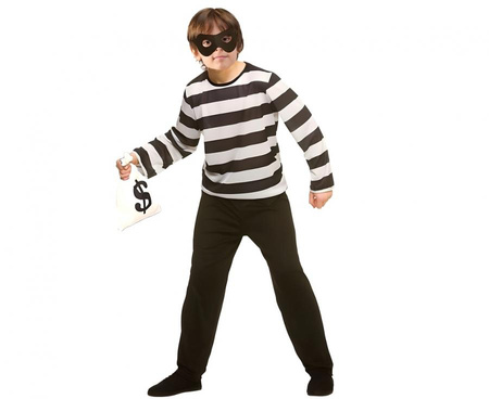 Zestaw dla dzieci Złodziej (maska na oczy, top), rozm. 110/120 cm