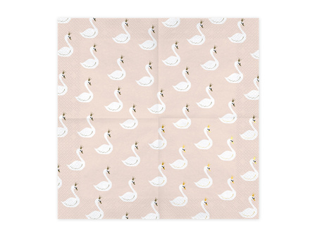 Serwetki Lovely Swan, 33x33cm (1 op. / 20 szt.)