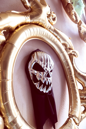 Maska Czaszka, 18.5x24.5cm, mix