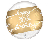 Balon foliowy 18" -  Golden age 30
