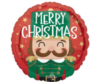 Balon foliowy 18"  Nutcracker Workshop Christmas