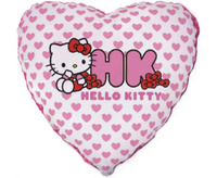 Balon foliowy 18" - Hello Kitty Hearts (opak. papierowe)