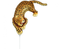 Balon foliowy 14" - Dziki Lampart