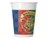 Kubeczki plastikowe  Harry Potter Hogwarts Houses, 200 ml, 8 szt.