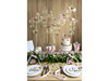 Topper na tort Love, srebrny, 17cm