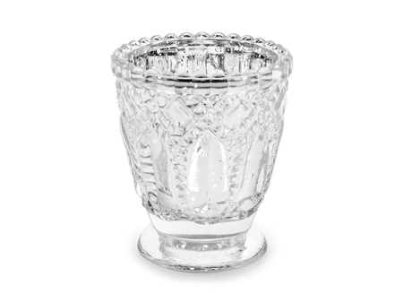 Świecznik, srebrny, 8cm (1 op. / 4 szt.)