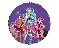 Balon foliowy 18 FX - Monster High, pakowany KK