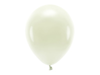 Balony Eco 30cm pastelowe, kremowy (1 op. / 10 szt.)