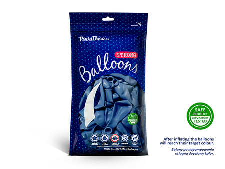 Balony Strong 30cm, Metallic Blue (1 op. / 100 szt.)