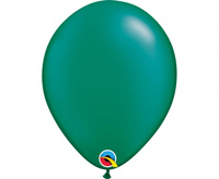 Balon 11", metalik zielony / 100 szt.