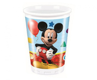 Kubeczki plastikowe , Playful Mickey (Disney), 200ml, 8 szt.