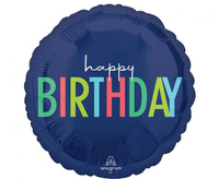 Balon foliowy 18" - Modern Birthday