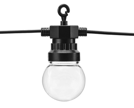 Lampki dekoracyjne LED, czarny, 5m