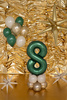Balon foliowy Cyfra ''8'', 86cm, butelkowa zieleń