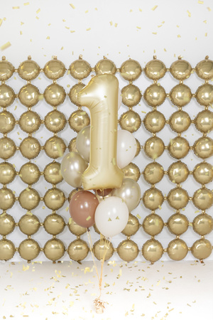Balony Strong 30 cm, Metallic Cold Gold (1 op. / 100 szt.)