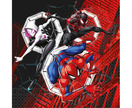 Serwetki papierowe SPIDERMAN WORLD OF WEB  FSC DEC.PARTY MARVEL 33X33 cm, 20 szt.