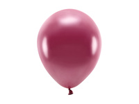 Balony Eco 26cm metalizowane, bordo (1 op. / 100 szt.)