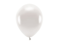 Balony Eco 26cm metalizowane, perłowy (1 op. / 10 szt.)