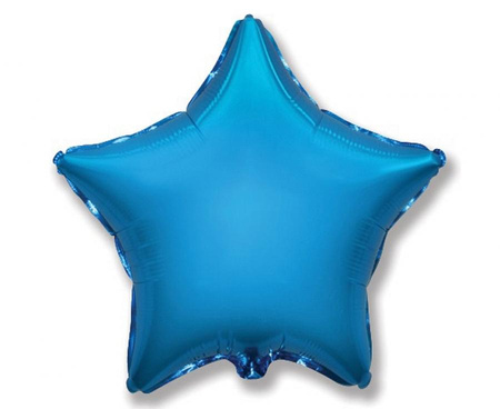 Balon foliowy 18" - "Gwiazda" (niebieska)