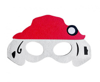 Maska filcowa Psia Brygada - Strażak, 20x12 cm