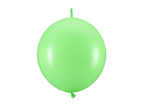 Balony z łącznikiem, 28 cm, Pastel Bright Green (1 op. / 20 szt.)