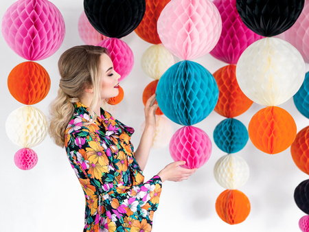 Kula bibułowa, j. kremowy, 20cm