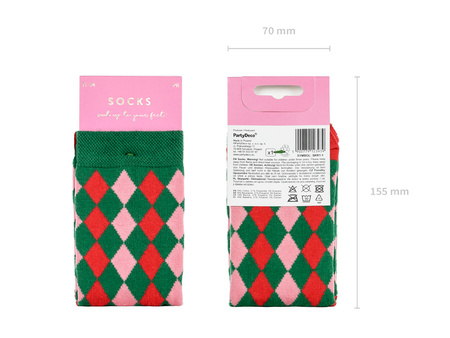 Skarpetki Romby, mix, 27-30