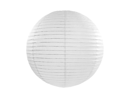 Lampion papierowy, biały, 20cm