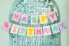 Baner Happy Birthday Koci Domek Gabi, 180 x 15 cm, mix
