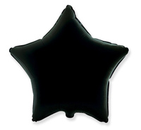 Balon foliowy 18" - "Gwiazda" (czarna)
