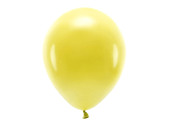 Balony Eco 30cm pastelowe, ciemny żółty (1 op. / 10 szt.)