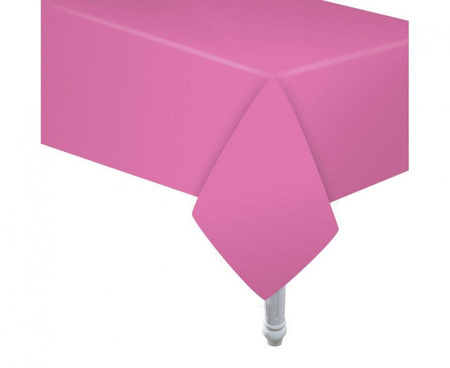 Obrus papierowy różowy, 132x183 cm