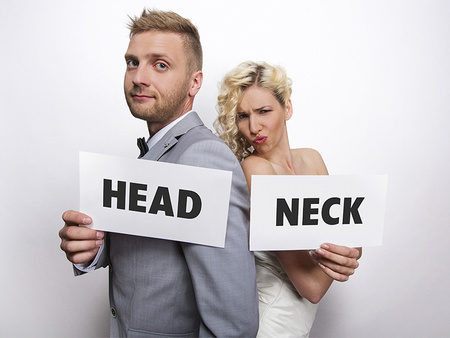 Tabliczki tekturowe Head & Neck (1 op. / 2 szt.)