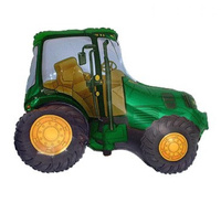 Balon foliowy 14" - "Traktor" (zielony)