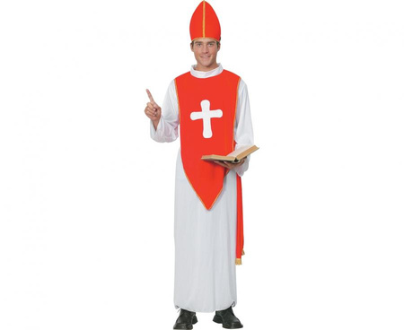 Zestaw dla dorosłych Biskup (szata, nakrycie głowy, pasek), rozm.52