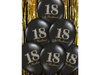 Balony 30cm, 18 & Brilliant, Pastel Black (1 op. / 6 szt.)