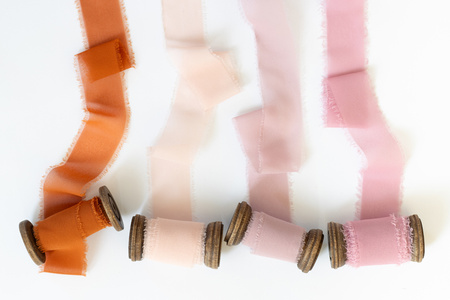 Wstążka szyfonowa, liliowy, 40mm/10m