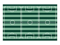 Obrus Boisko piłkarskie, 120x180cm, mix