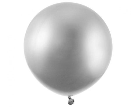 Balon Beauty&Charm, platynowy srebrny 24"/ 1 szt.