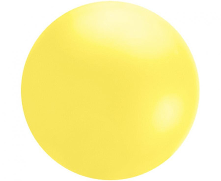 Balon 4 ft chloroprenowy, pastel żółty / 1 szt.
