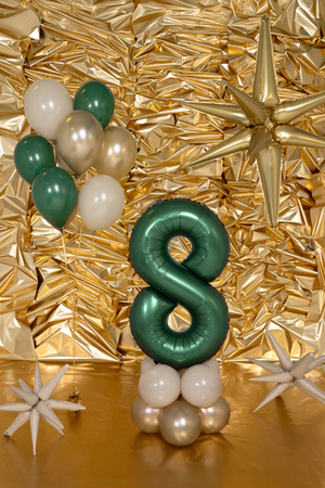 Balony Strong 30 cm, Metallic Cold Gold (1 op. / 100 szt.)